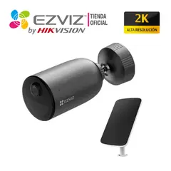 EZVIZ - Cámara Seguridad IP EB3 2K 3mp Exterior con Panel Solar
