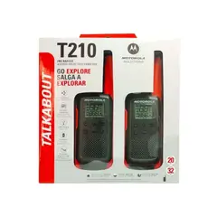 MOTOROLA - Radio Walkie Talkie Inalámbrico 32KM T210PE