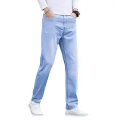 BLWOENS - Pantalones largos para hombres -Azul