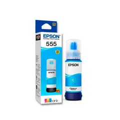 EPSON - T555 - Cyan - recarga de tinta para EcoTank L8160, L8180