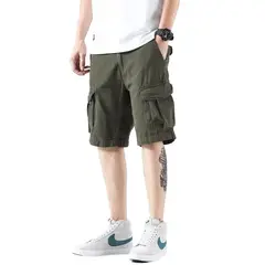 BLWOENS - Pantalones cortos masculinos para Hombre-Verde