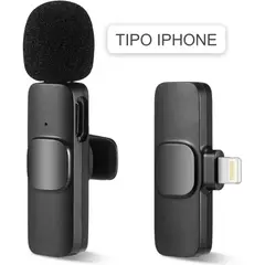 OEM - Solapero Micrófono Inalámbrico Compatible con iPHONE para Smartphone