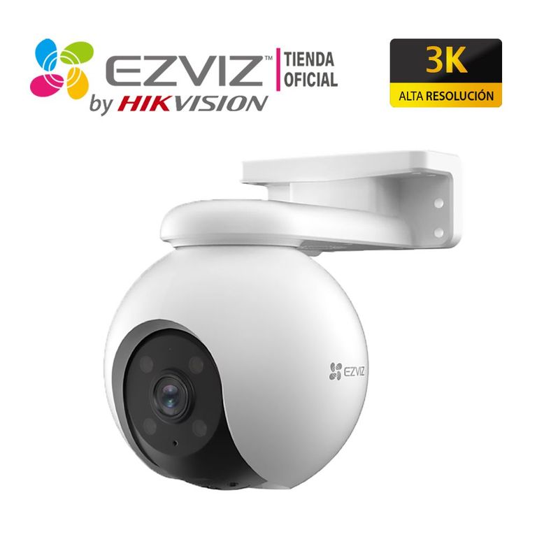 Cámara IP H8 PRO 3K 5mp Exterior Giratoria 360° Alarma Inteligente