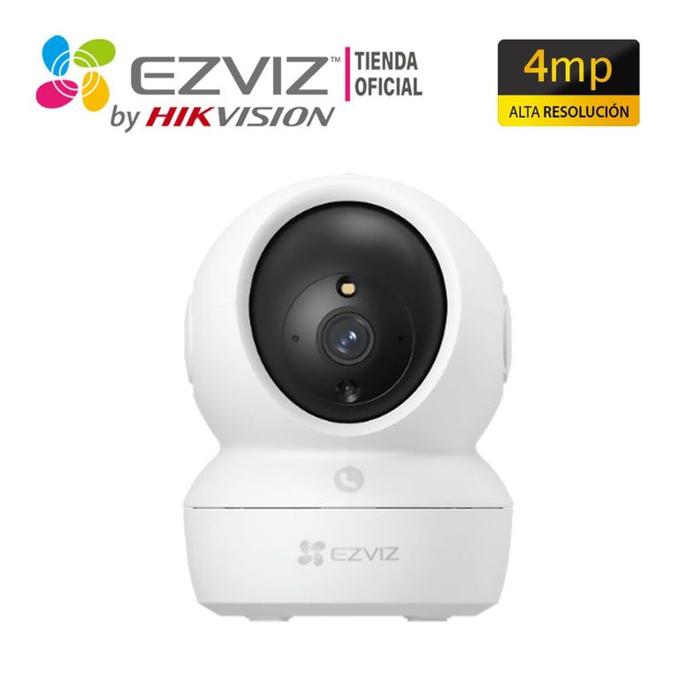 Cámara IP Wifi H6C PRO 4MP con visión 360° Botón Llamada