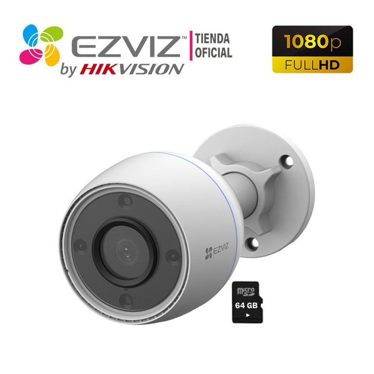 Cámara IP Exterior H3C COLOR Full Hd IP67 Noche Color SD 64GB