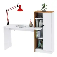 TU MESITA - Escritorio Clásico Rex color Blanco 1 puerta