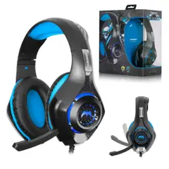 MICRONICS - AUDIFONO GAMER LED CON MICROFONO THERODACTIL MICHG800-P4 USB