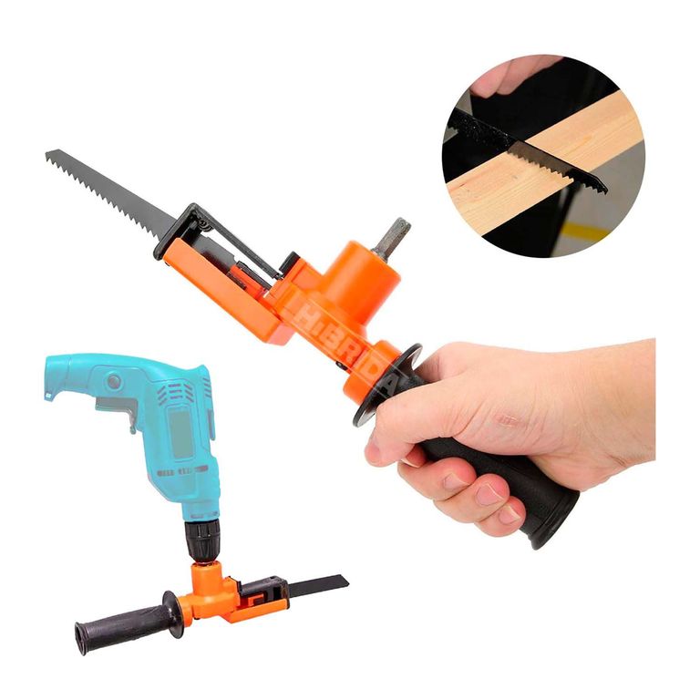 ADAPTADOR PARA TALADRO A SIERRA RECIPROCA MADERA MULTIUSOS - SEGHETTO