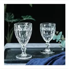 NO LOGO - Set de Copas de 6 piezas labradas 220ml