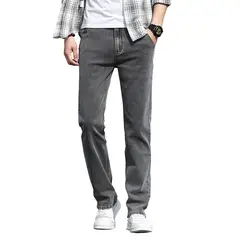 BLWOENS - Pantalones largos para hombres -Gris