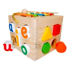 GENERICO - Cubo Didactico Xilofono y de Encaje