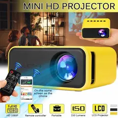 GENERICO - MINI PROYECTOR MULTIMEDIA PORTÁTIL 1080P LED USB SD WIFFI.