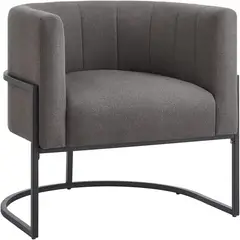 CENTRAL DECCO - SILLON MATEO GRIS OSCURO