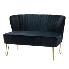 CENTRAL DECCO - SOFA 2 CUERPOS MAURICIO NEGRO