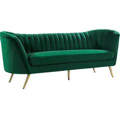 CENTRAL DECCO - SOFA 3 CUERPOS CASTIEL VERDE OSCURO