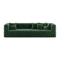 CENTRAL DECCO - SOFA 3 CUERPOS ARIS VERDE OSCURO