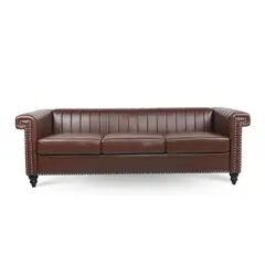 CENTRAL DECCO - SOFA 3 CUERPOS DAFNE CHOCOLATE
