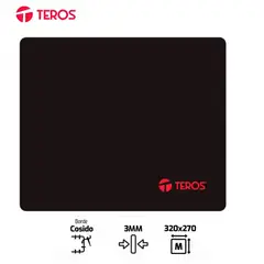 TEROS - PAD MOUSE TE-3010S 320 X 270 MM