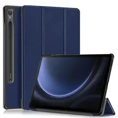 GENERICO - Funda Bookcover para Tablet Samsung Tab S9 PLUS - S9 FE PLUS 12.4 Azul