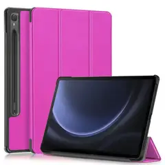 GENERICO - Funda Bookcover para Tablet Samsung Tab S9 PLUS/S9 FE PLUS 12.4 Fucsia