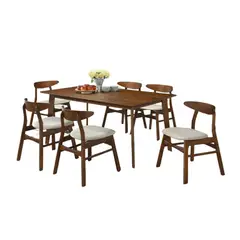 CENTRAL DECCO - COMEDOR 6 SILLAS KANSAS