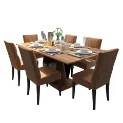 CENTRAL DECCO - COMEDOR 6 SILLAS MILAN