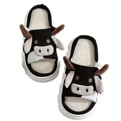 GENERICO - PANTUFLA VAQUITA NEGRO CABALLERO