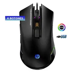 HP - G360 Mouse Gamer con Iluminación RGB