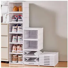 GENERICO - Organizador Zapatera De 6 niveles Plegable Acrílico