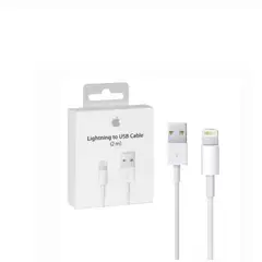 APPLE - Cable Cargador USB a Lightning de iPhone 2m - Original
