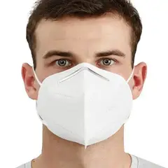 GENERICO - Mascarilla KN95 Importadas Blancas con Elástico Caja de 10 Unid