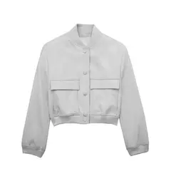 BLWOENS - Chaqueta para mujer-Gris