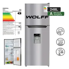 WOLFF - Refrigeradora No Frost WRF265D de 248L