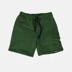 YONISTERS CLOTHING - SHORT DE ALGODON MODA KIDS VERDE