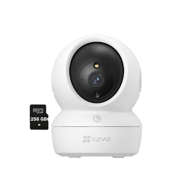 Cámara Vigilancia Wifi H6C PRO 1080P 360° Boton Llamada +Sd 256Gb