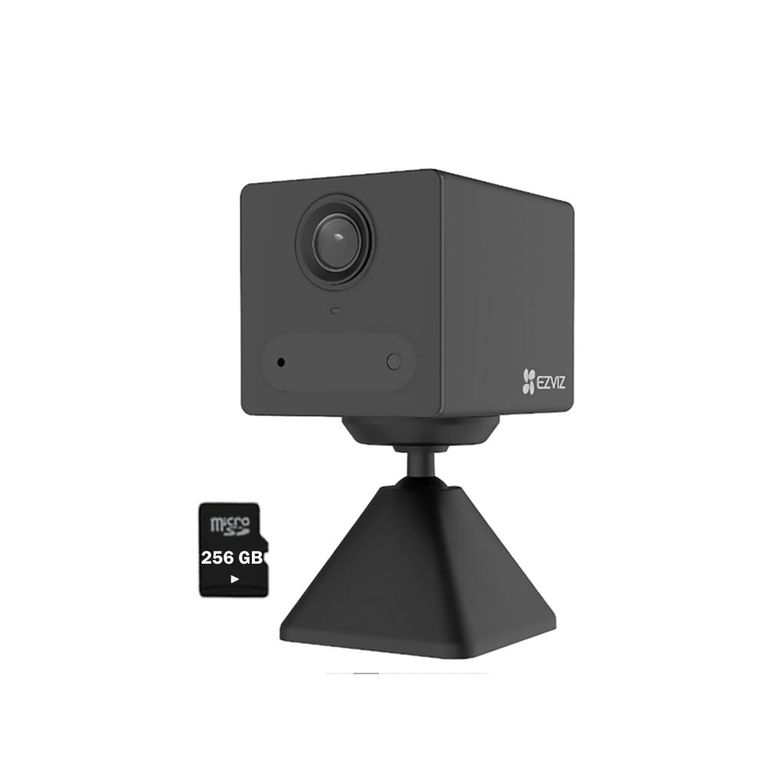 Cámara Vigilancia Cb2 1080p Mini Cubo Bateria +sd256gb