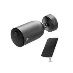 EZVIZ - Cámara Vigilancia Eb3 2k Exterior Sirena Panel Solar