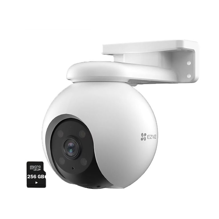 Cámara Vigilancia H8 Pro 3k Giro 360° Alerta + Sd256gb