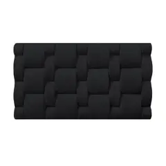 BARAKA HOME - Cabecera Niza Aerea 1.5 Plz - Negro