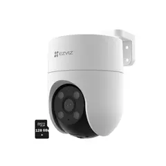 EZVIZ - Cámara Vigilancia H8c Full Hd 360° Alarma + Sd 128gb
