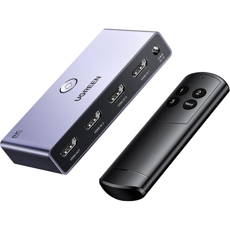 Switch HDMI 2.1 Aluminio 3 en 1 Ultra HD 8K CM624 - 15604