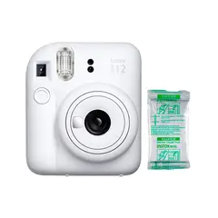 FUJIFILM - Camara Instax Mini 12 Blanco + Pelicula x 10