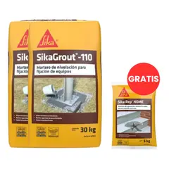 SIKA - Pack 2 SikaGrout 110 x 30kg + 1 Rep Home x 5kg
