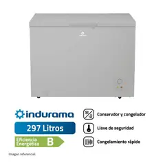 INDURAMA - Congeladora Defrost 297 Litros CI-320GR