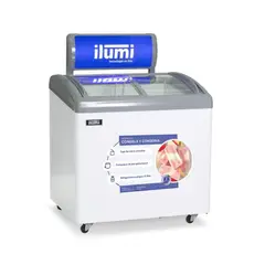 ILUMI - Congelador con tapa de vidrio TF-2600 260litros
