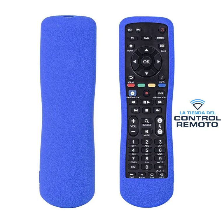 Funda Protector de Silicona para Control de Deco Movistar - Azul