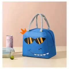 GENERICO - Lonchera de Dinosaurio Térmica Portátil para Niños Azul