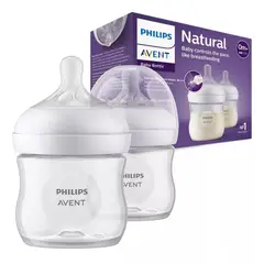AVENT - Biberón Natural Recién Nacido 2 Uni. 125 Ml Anticólicos Sin Bpa