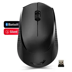 GENIUS - Mouse Bluetooth Nx-8000s Bt Usb Silencioso Negro