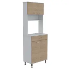 DECOHOME - Estante Alhambra - Gris y Duna